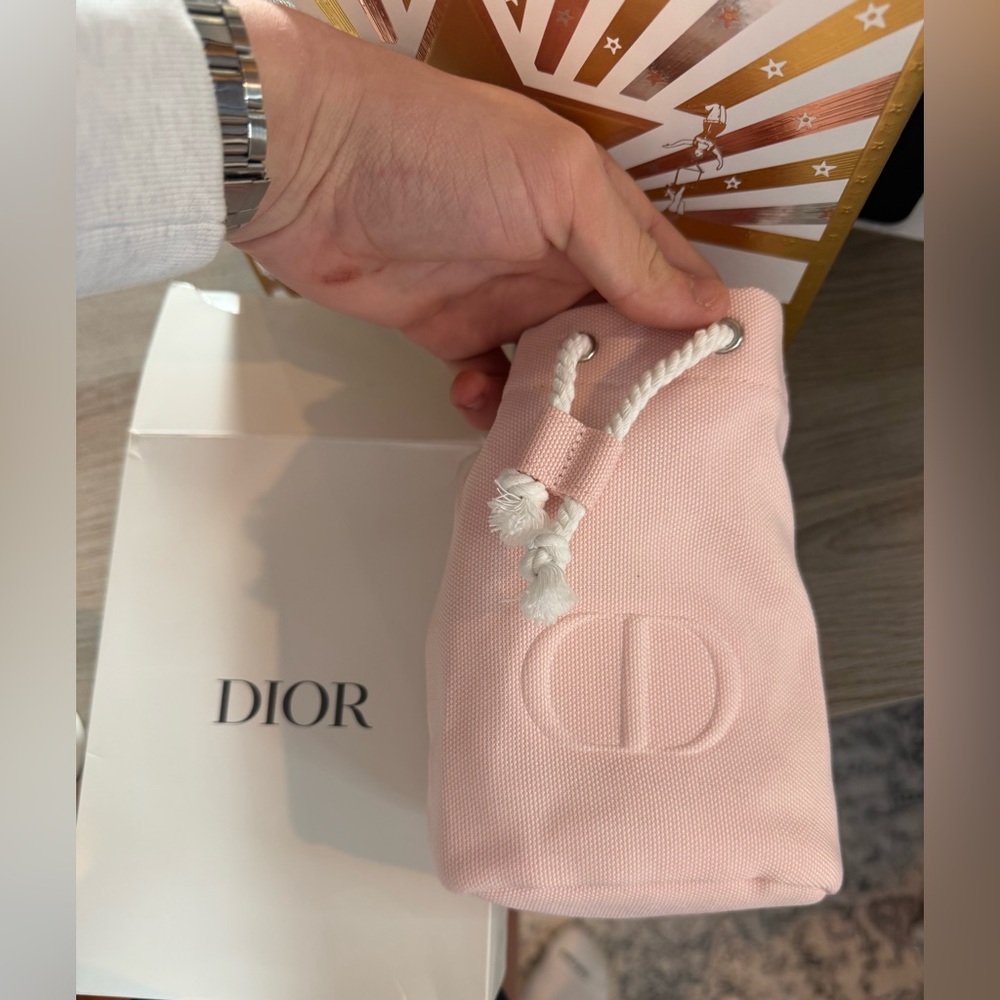 Dior pink pouch